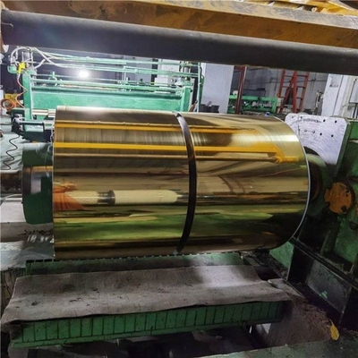 Χρυσός καθρέφτης σπειρών ανοξείδωτου ASTM cold-rolled ο A240 τελειώνει 304 SS 1219mm