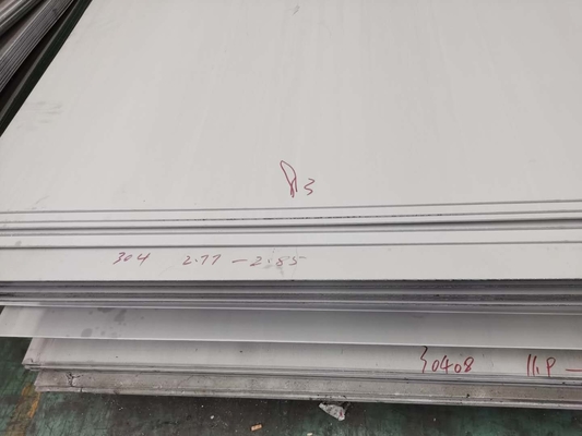 Σημείο 1 Τελεία 4x8 φύλλα από ανοξείδωτο χάλυβα 304 θερμά κυλούμενα Πρότυπο ASTM
