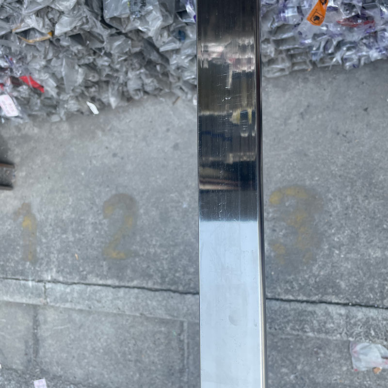 Τα A554 201 ανοξείδωτος τετραγωνικός ορθογώνιος διακοσμητικός σωλήνας 600G σωλήνων γυάλισαν 1.0mm